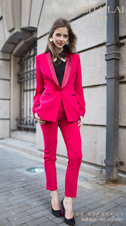  杭州女士西装设计 